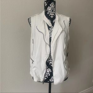 DWP Design With Purpose encel Coated Zippered Moto Vest, Size S